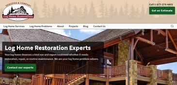 Log Home Restoration Experts
